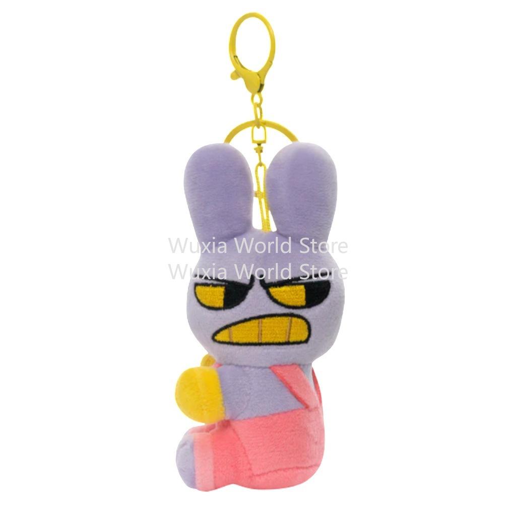 New 15cm The Amazing Digital Circus Anime Surrounding Cute Plush Toys Jax Caine Rbbit Dolls Keychain Best Birthday Children Gift