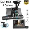 4In Car DVR Dash Cam for Cars 3 Lens Video Recorder Carplay Dvr Mirror Black Box IPS 1080P HD Touch Screen Car Accessories