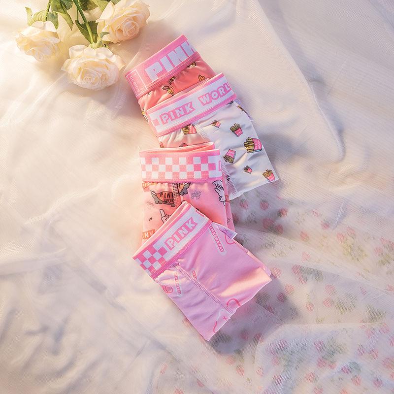 Милое мужское нижнее белье, шорты из ледяного шелка, антибактериальные летние трусы-боксеры с разрезами