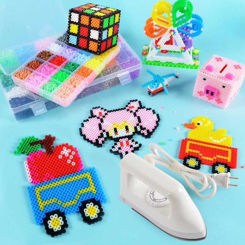 24 72 Цвета 5 мм бусины hama Железные бусины diy Пазлы 2,6 мм Образовательные бусины 100% Гарантия качества perler Плавкие бусины diy игрушка