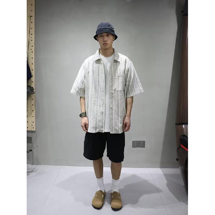 Новая ретро-рубашка для летней мужской одежды, свободный и нишевый дизайн для студентов, забавный мужской топ для верхней одежды