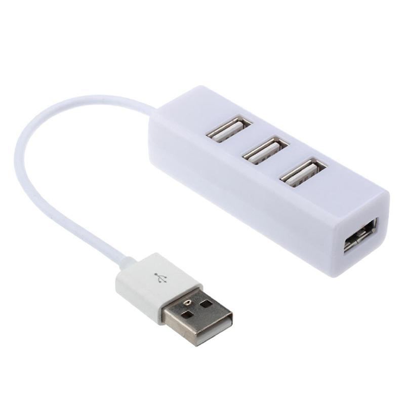 1 шт. USB-хаб USB-разветвитель Высокоскоростной 4-портовый USB-расширитель Power Hub Адаптер Аксессуары для ПК и ноутбуков