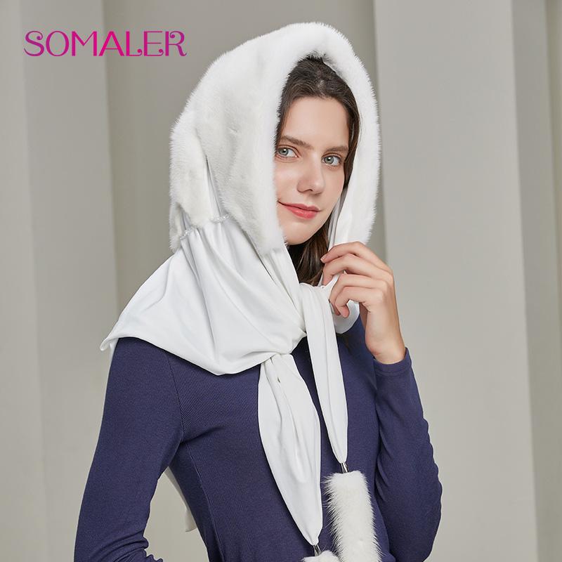 Зимняя шляпа, норка, SOMALER
