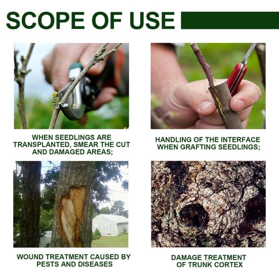 250 г паста для ран растений портативная эффективная прививка деревьев обрезка бонсай уход за срезами мазок герметик лечебный агент садовые принадлежности