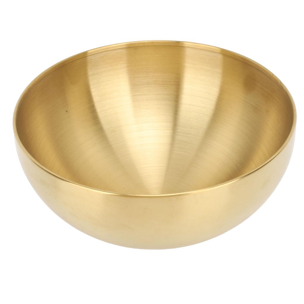 Салатница из нержавеющей стали миски для смешивания с двойными стенками изоляционная пылезащитная круглая миска для дома