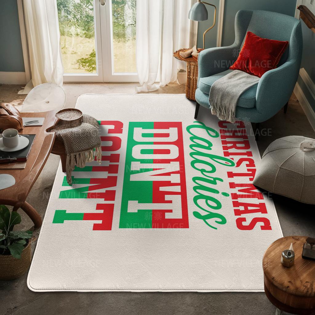 Ковер у входа в дом Домашний коврик у двери Гостиная Ванная Комната Ноги ванная комната Нескользящие коврики с водопоглощением для ванной Счастливого Рождества зима