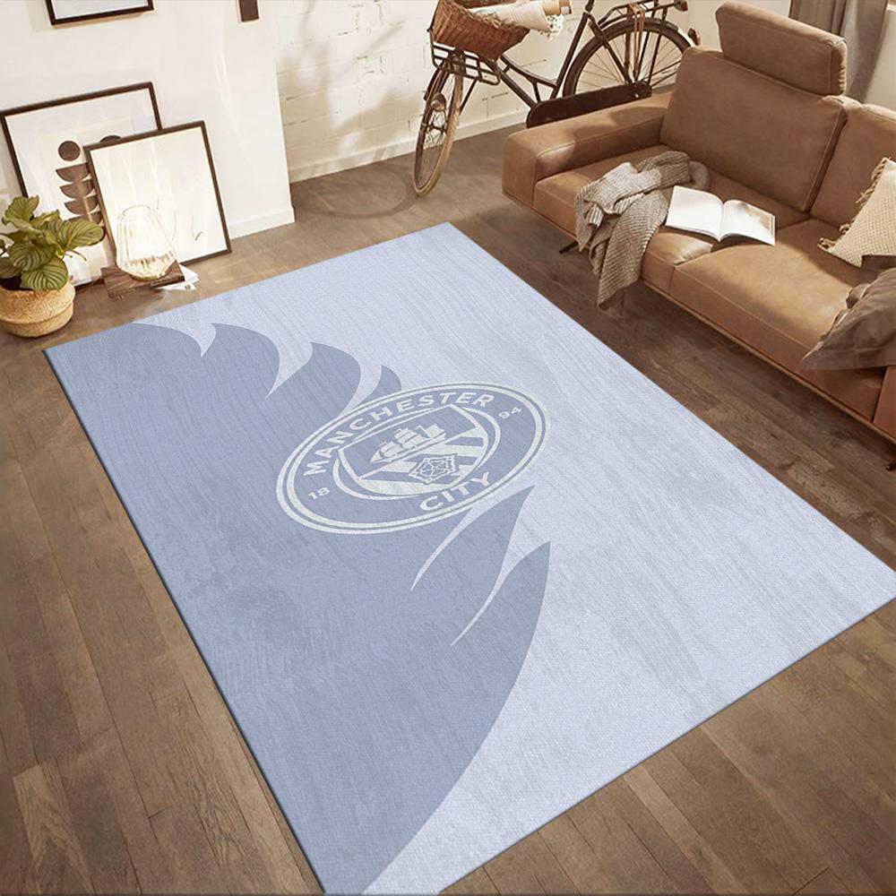 Manchester City Carpet Design For Game Room Outdoor Bedrooms Living Rooms Antislip Rug Office Home Decor Perfect Birthdaychristmas Gift Idea
