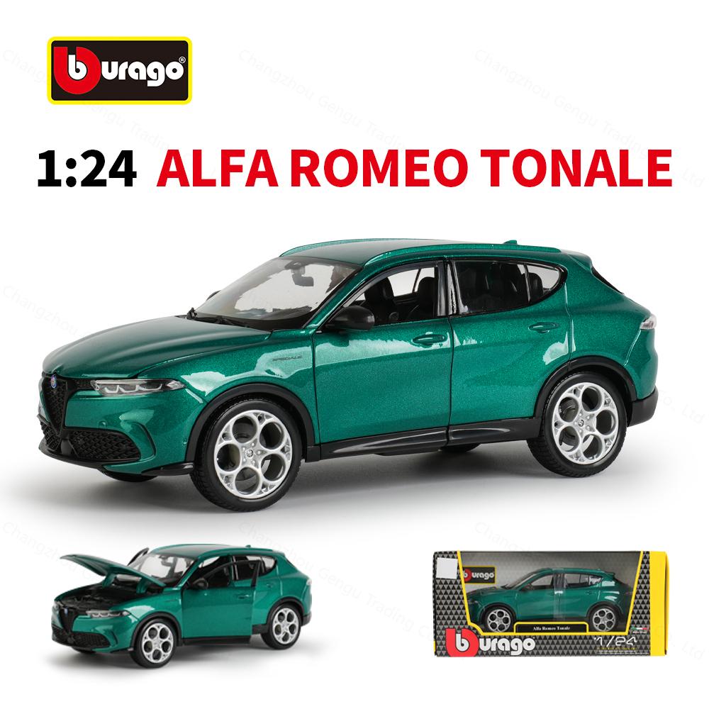 RZUD8 Bburago 1:24 Статические литые модели Alfa Romeo Tonale Коллекционные игрушечные модели автомобилей