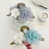 2Pcs 2026 New Chinese Style Flower Mesh Gripper Women Camellia Large Back of Head Shark Clip  Mesh Gripper
