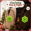 Xiaomi 10PCS Christmas Snowflake Keychains, PVC Hanging Charms for Keys, Backpacks, Gift Bags and Tree Decorations