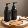 Диспенсер для полоскового мыла 500 мл с помпой с поддоном Гель для душа Для ванной комнаты Многоразовая бутылка Шампунь Кондиционер Лосьон