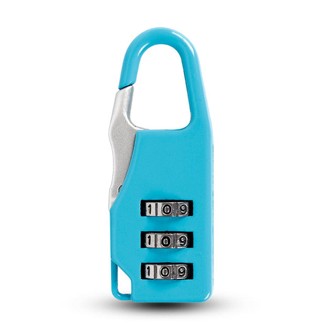 Мини-навесной замок Маленькие замки с 3-значным кодовым замком без ключа Защитный замок для дневника, рюкзака, багажа, чемодана, молнии