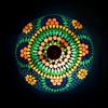 Mosaic Crafted Multicoloured Decorative Glass Ceiling Light