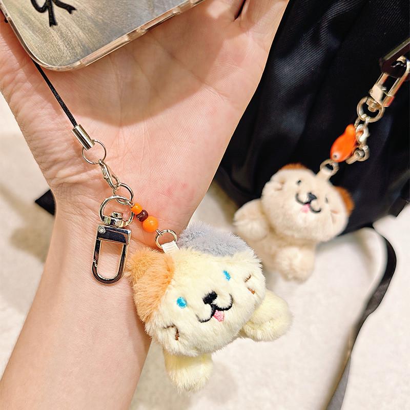 Kitten Hair Explosive Flower Cat Plush Pendant Phone Bag Decoration Hanging