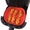 Kitchencook - Silpot Square Red - Lot De 2 Paniers Cuisson Silicone Air Fryer