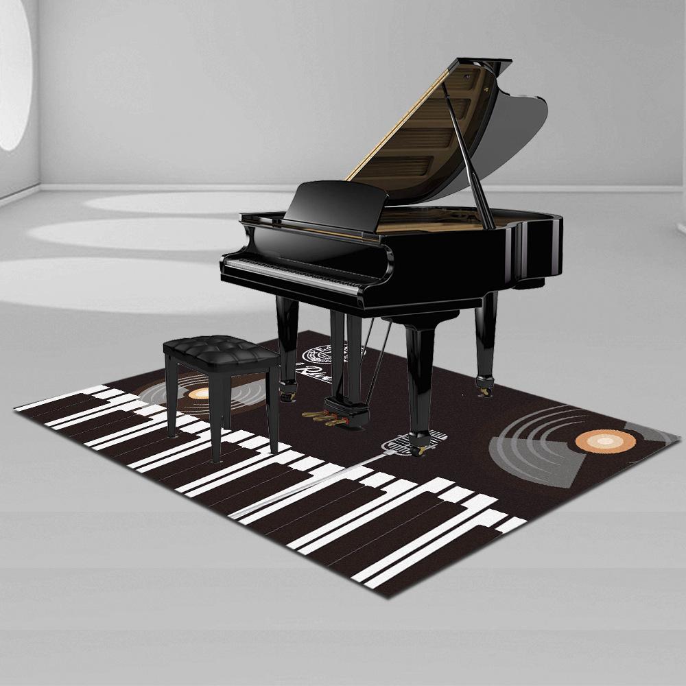 Square Piano Carpet Giveaway Floor Mat Musical Instrument Promotional Item Qin Shop Gift Company Quick Manufacturing