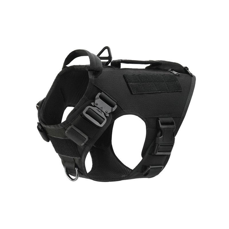 Explosion-Proof Tactical Dog Vest with Chest Harness for Large Dogs