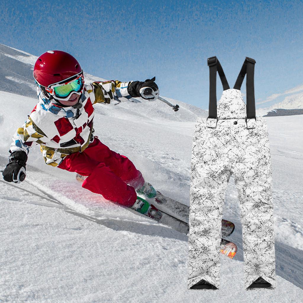 Детские сноубордические штаны Водостойкие Теплые Лыжные штаны для мальчиков и девочек