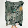 Art D Dreamy f fairy t tale Throw Flannel Throw Blanket Suitable for Sofa Living Room Bedroom