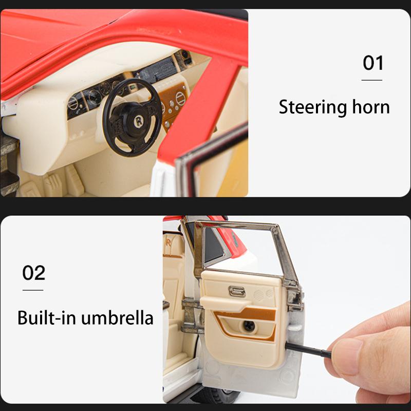 1/22 масштаб Cullinan SUV, литая под давлением модель автомобиля, игрушечный автомобиль с откатным механизмом, звуком и светом для детей, коллекция подарков для мальчиков и девочек