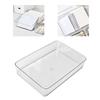 Rectangular Drawer Organiser Plastic Drawer Organizer Tray  Stationery Organization