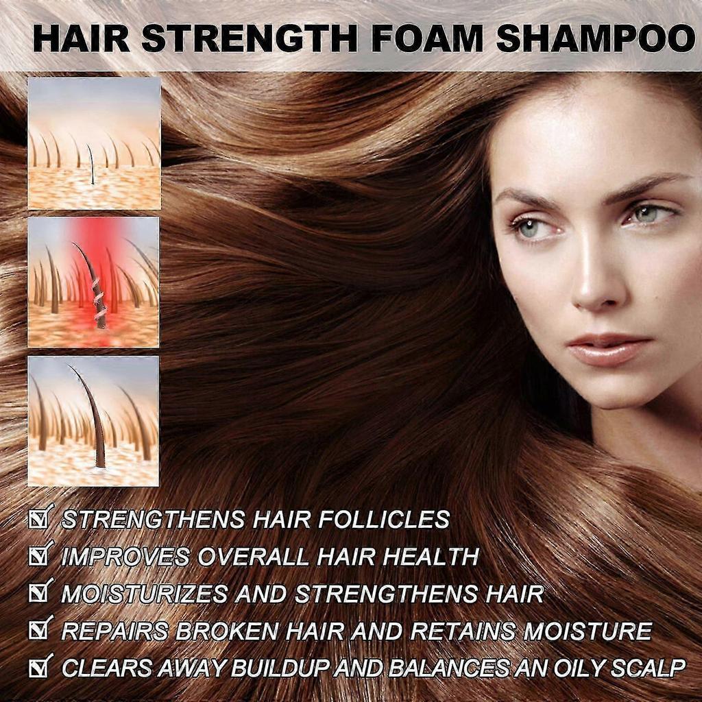 Dense Foam Shampoo for Thicker, Fuller Hair - Natural Nourishing & Scalp Care