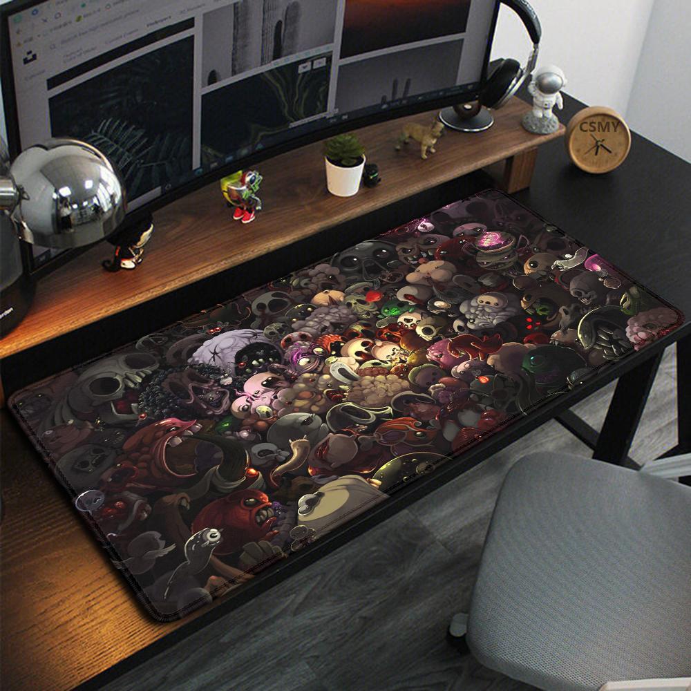 The Binding Of Isaac Mousepad Gamer Gaming Keyboard Pad Computer Accessories Deskmat Mouse Mats Rubber Mat Pc Cabinet Mausepad