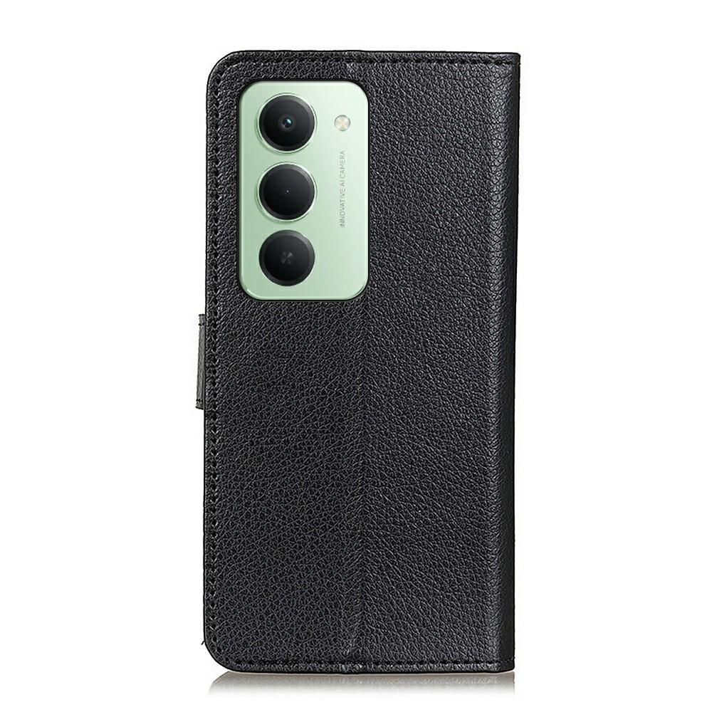 Для Xiaomi Redmi 15 5G (Глобальный) (169 мм) Чехол-кошелек из искусственной кожи, чехол для телефона с текстурой личи