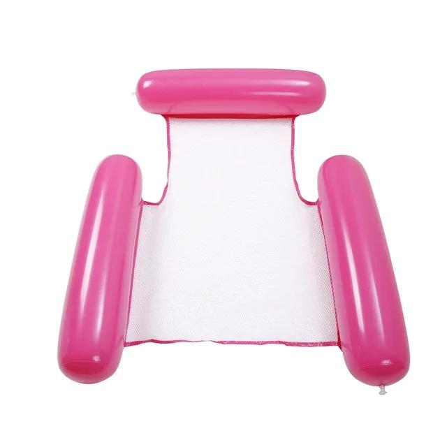 Летний надувной плавающий водный матрас гамак в полоску шезлонг игрушки для водных видов спорта в бассейне плавающий коврик игрушки для бассейна дети