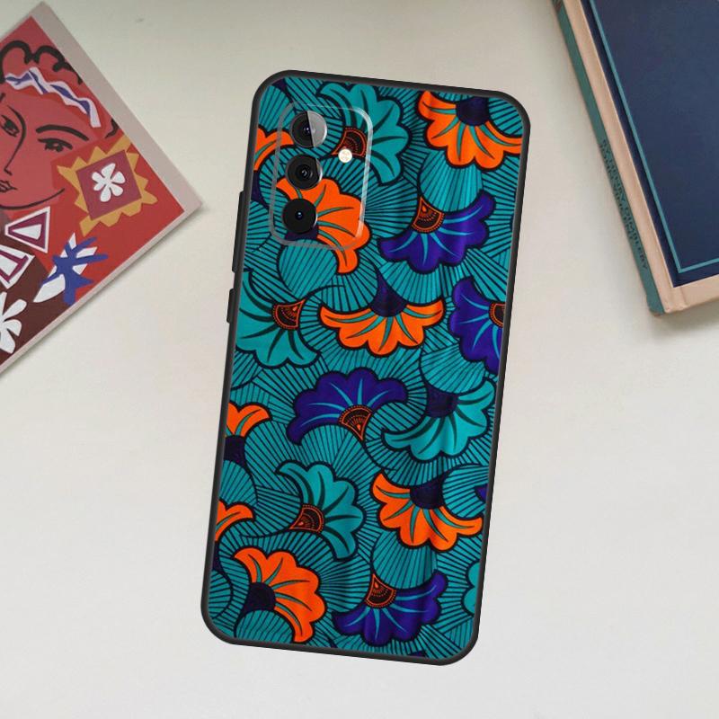 African Wax Fabric Case For Samsung Galaxy A34 A54 A14 A56 A52 A53 A16 A26 A36 A55 A35 A15 A32 A12 A33 A13 A17