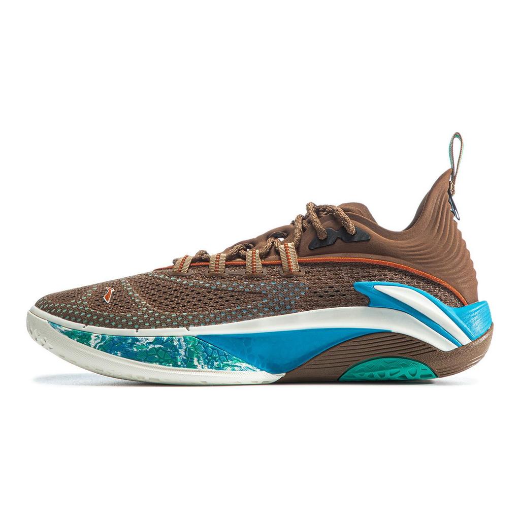 Li Ning BadFive Chase 1 Супер амортизация Скользкая подошва Дышащие Упругие Низкие Баскетбольные кроссовки для улицы ABFV007-4