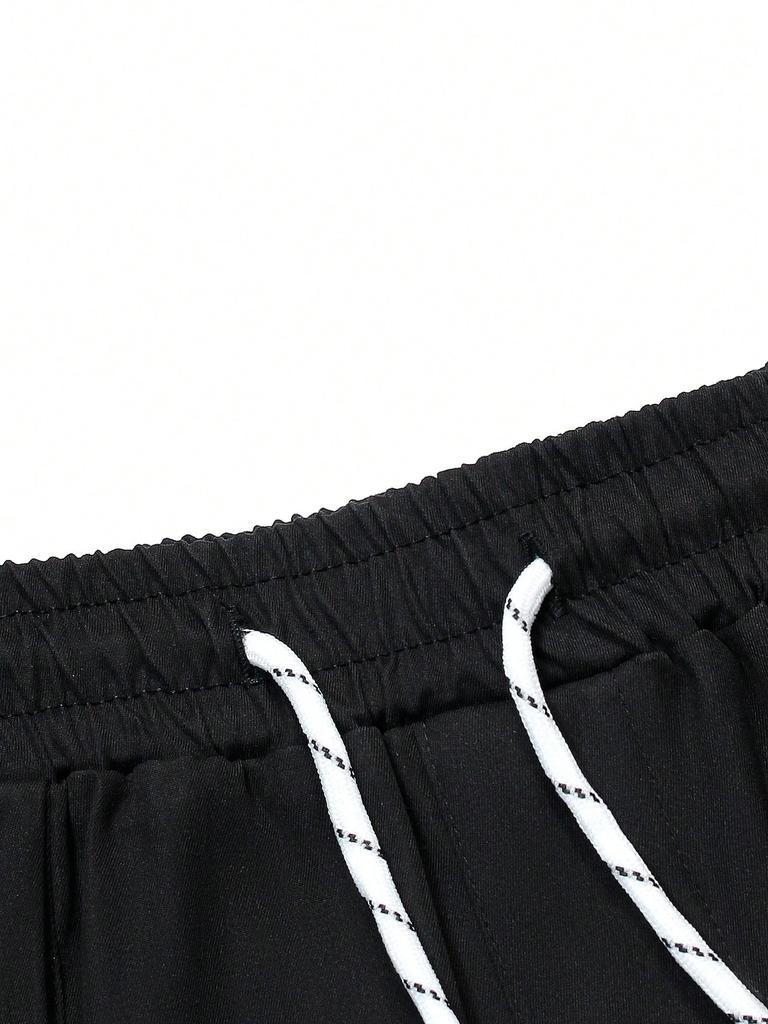 Европейская модная одежда Мужские брюки Повседневные спортивные брюки на шнурке Летние пляжные свободные брюки