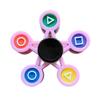 Catching Stone Fidget Spinner Toy DIY Spinning Toy with Detachable Jacks Stone Kids Teens Adults Stress Anxiety Relief Sensory Fingertip Gyroscope