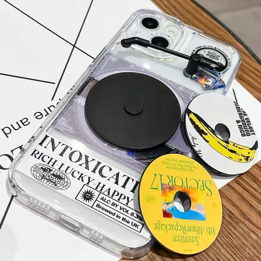 Чехол для телефона в стиле iPhone 14 Pro Max, как виниловый проигрыватель