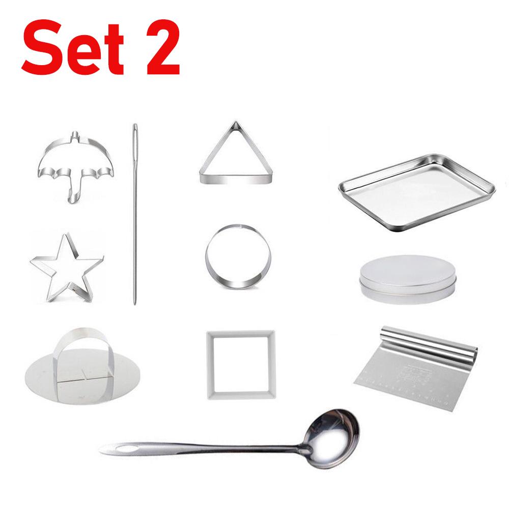 1 Набор Корейские Формочки для Сахарного Печенья из Нержавеющей Стали для Кит Челлендж Формы для Печенья Мастика Штамп Сотовый Резак для Печенья