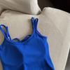 Chest Pad Tank Top  Halter Crop Tops Women Summer Bow Camis Backless Camisole Fashion Tube Lady Sleeveless Cropped Vest