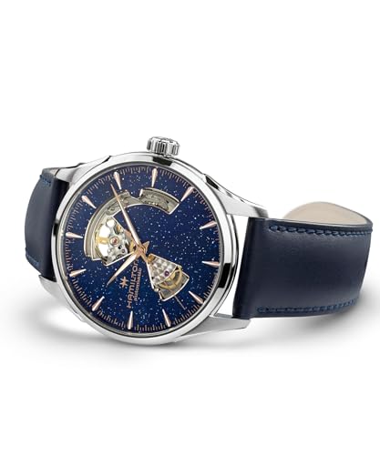 Hamilton Механические автоматические наручные часы Jazzmaster Open Heart H32705640 Genteel