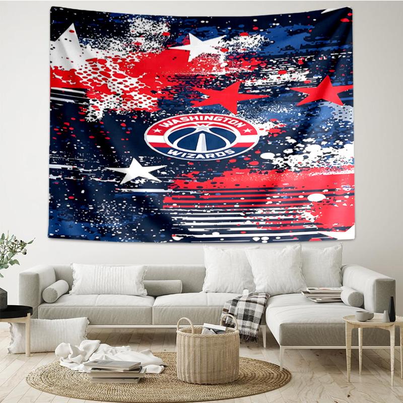 Washington basketball Stars Quick-Dry Tapestry Hanging for Bedroom,Livingroom, Playroom,Decor Art Room Wall Tapestry Holiday and Birthday Gifts