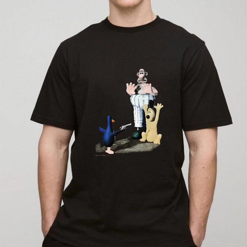 Wallace gromit 1989 cartoon graphic tshirt mens womens casual top