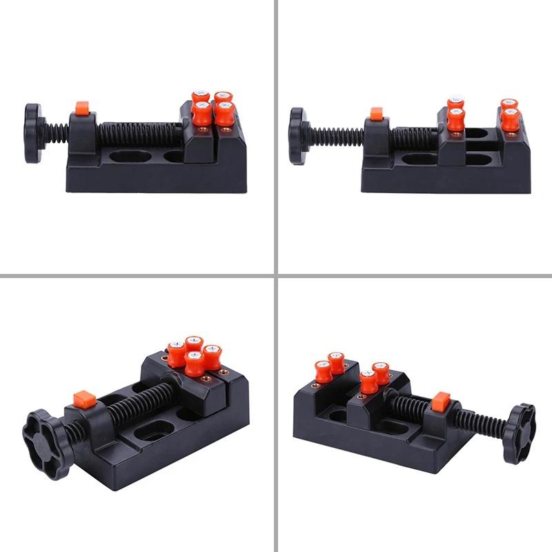 Мини-микро-алюминиевая двойная ручная дрель 0,3-3,2 мм, бесключевой патрон, ручные вращающиеся инструменты, ювелирные изделия, часы, сверление + спиральные сверла