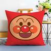Anime Kawaii AAnpanman Cushion Cover Washable Linen comfort Soft  for Sofa Bed Cozy Home Room Decor