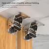 Upgrades Locking Folding Hinges 90 Degree Foldable Support Shelf Brackets for Table Bed Legs & Workbench Expansion