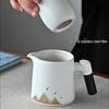 Zhi Shi Qian Li Jiang Shan Ceramic Travel Tea Set - White