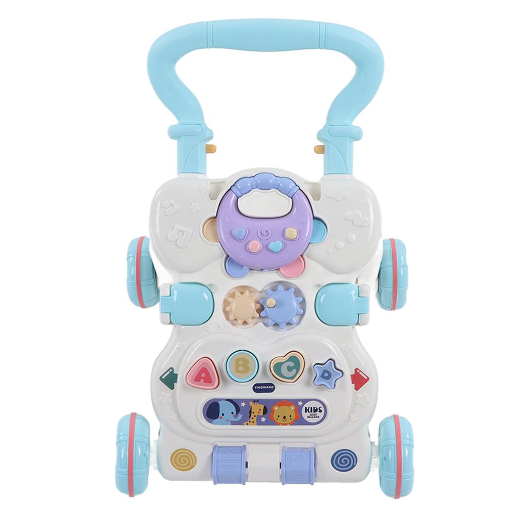 Baby Walker Comfortable Handle Speed Control Wheels Rollover Prevention Toddler Stand Walk Learning