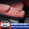 Для BMW X1 iX1 U11 U12 2024 2025 Панель переключения передач центральной консоли пылезащитная накладка силиконовый материал компонент защиты интерьера