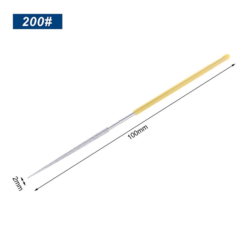 For Grinding Metal Jewely Stone Wood Dia.2mm Small Round Needle Files Customizable Alloy Hand Tools