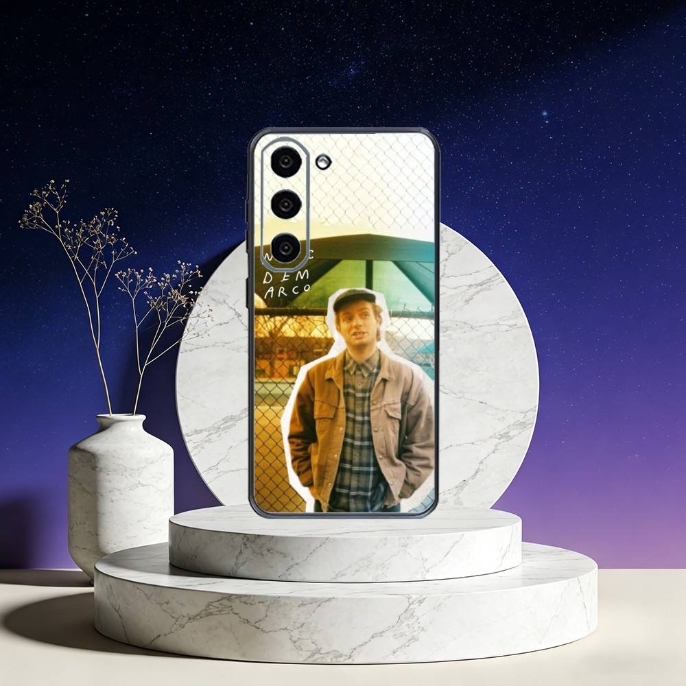 Чехол для телефона Mac D-DeMarco Singer для Samsung Galaxy A73, A72, A71, A70, A53, A52, A51, Других Мягкий Черный Чехол
