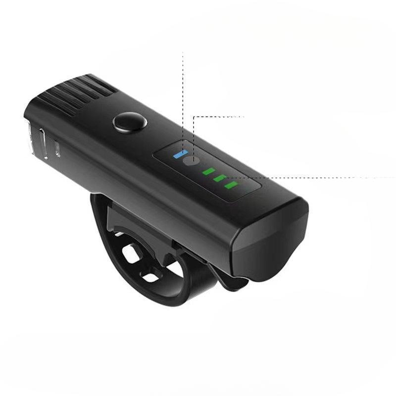 Cross Border 220 Intelligent Light Sensing Bicycle Headlight Charged Quantity Display Outdoor Night Riding Lighting Front and Rear Tail Light Set