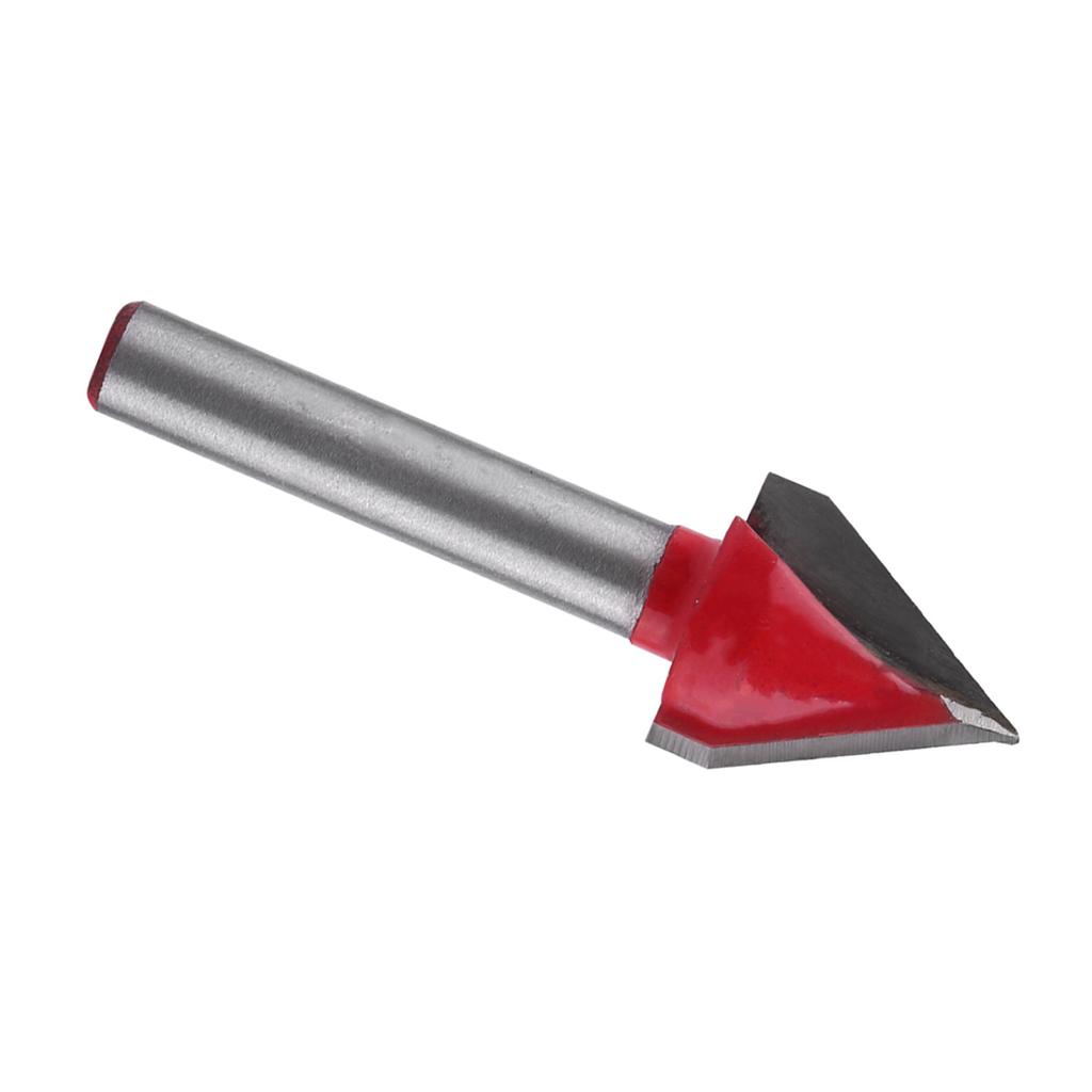 Вольфрамовая сталь деревообрабатывающий фрезерный станок с ЧПУ сверло остроты VGroove режущий инструмент вал 6 мм (6*16мм*60 градусов )