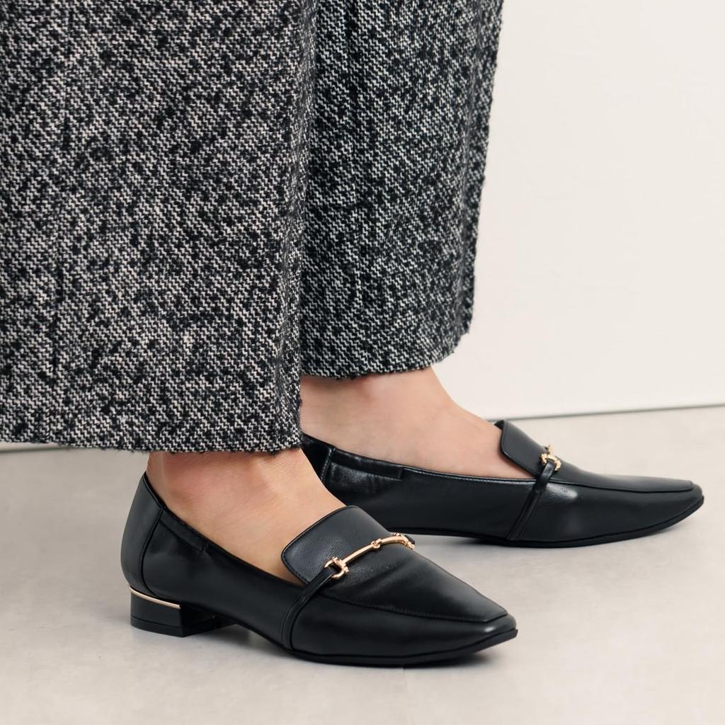 HIMIKO/Химико/Мягкие лоферы со сборкой на пятке/631102 Черный 235